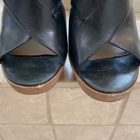 Theory Wooden Platform Sandals - Picture 5 of 6